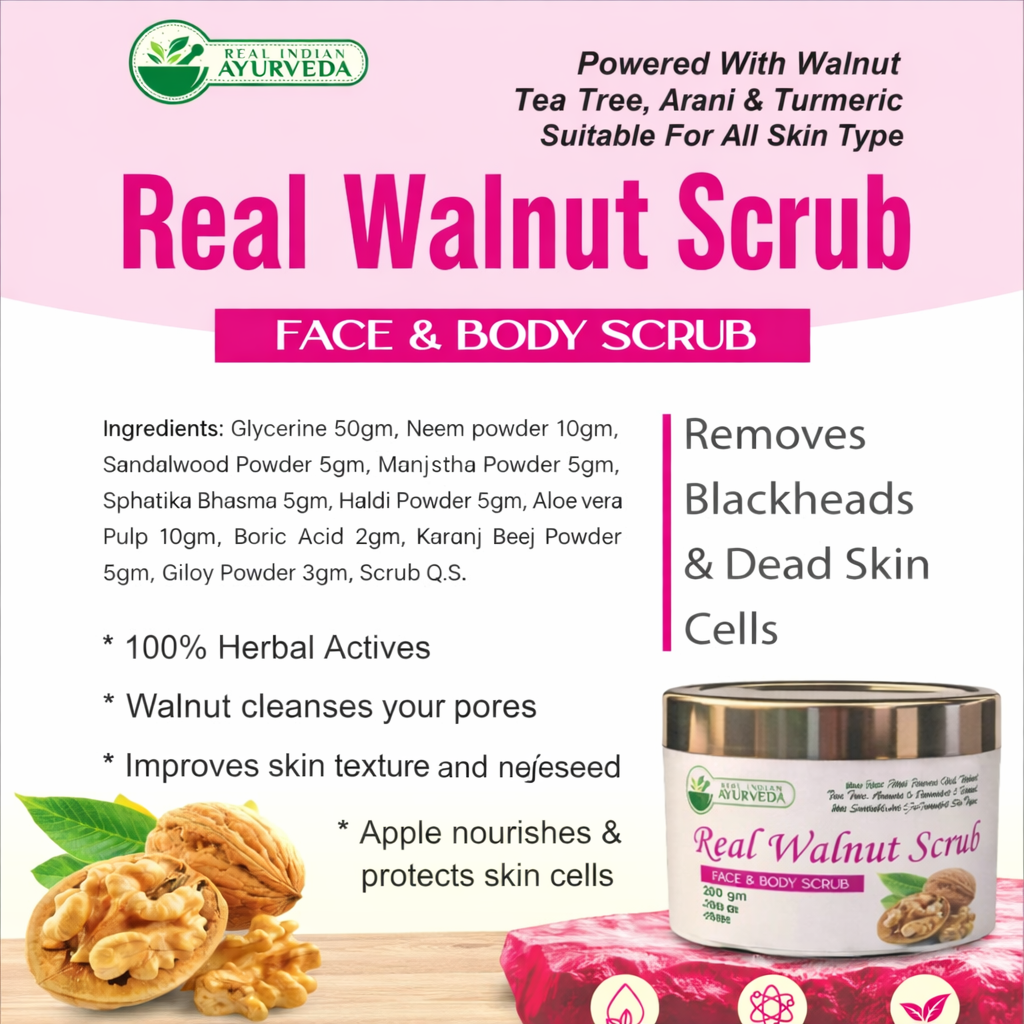 Real Walnut Scrub